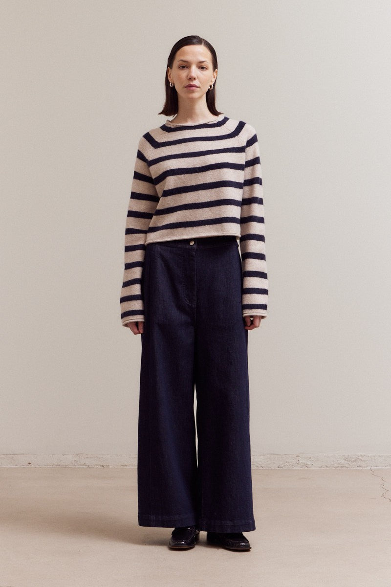 Forme Striped Knit Sweater