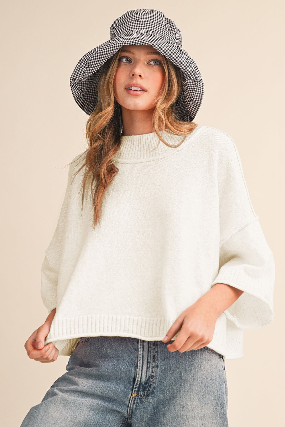 The Rowan Mock Neck Knit