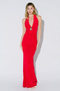 The Gilded Sands Maxi Dress