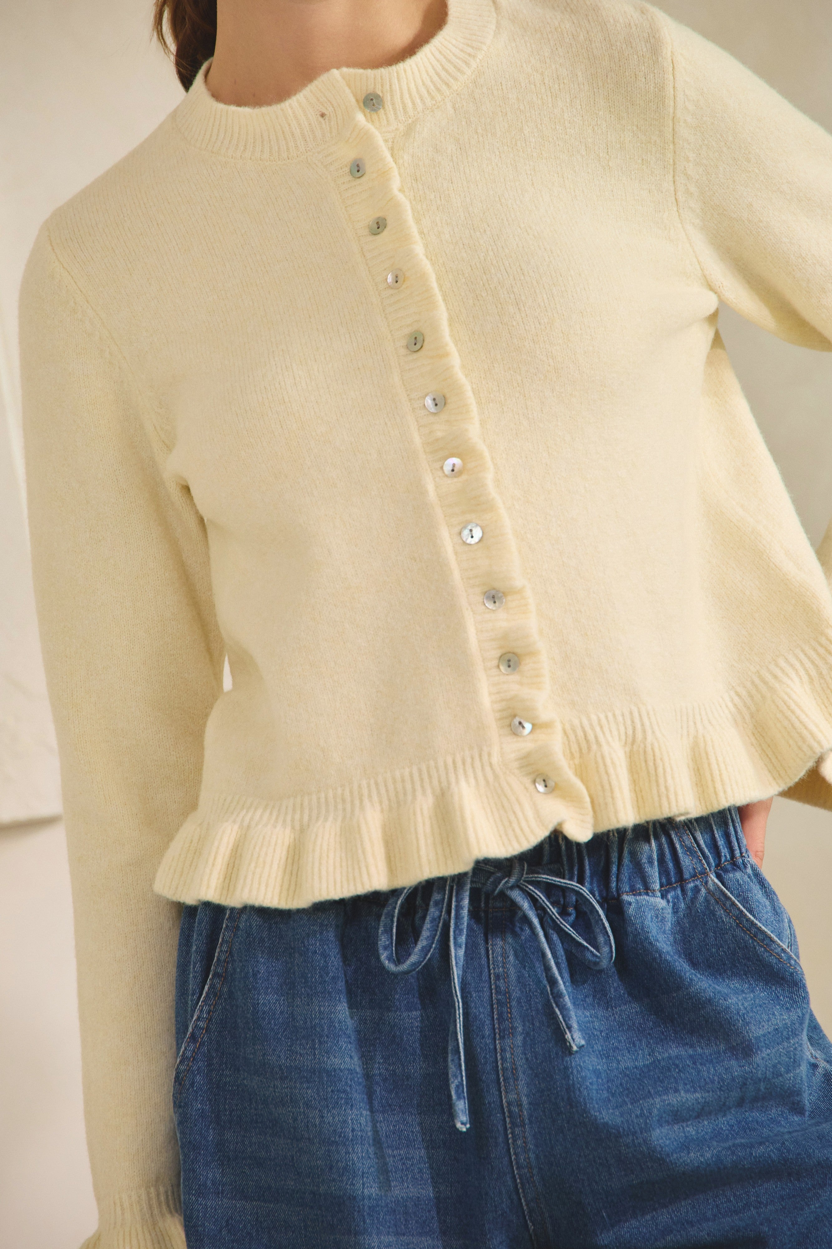 Ruffle Me Cozy Knit Cardigan – Brightside Boutique