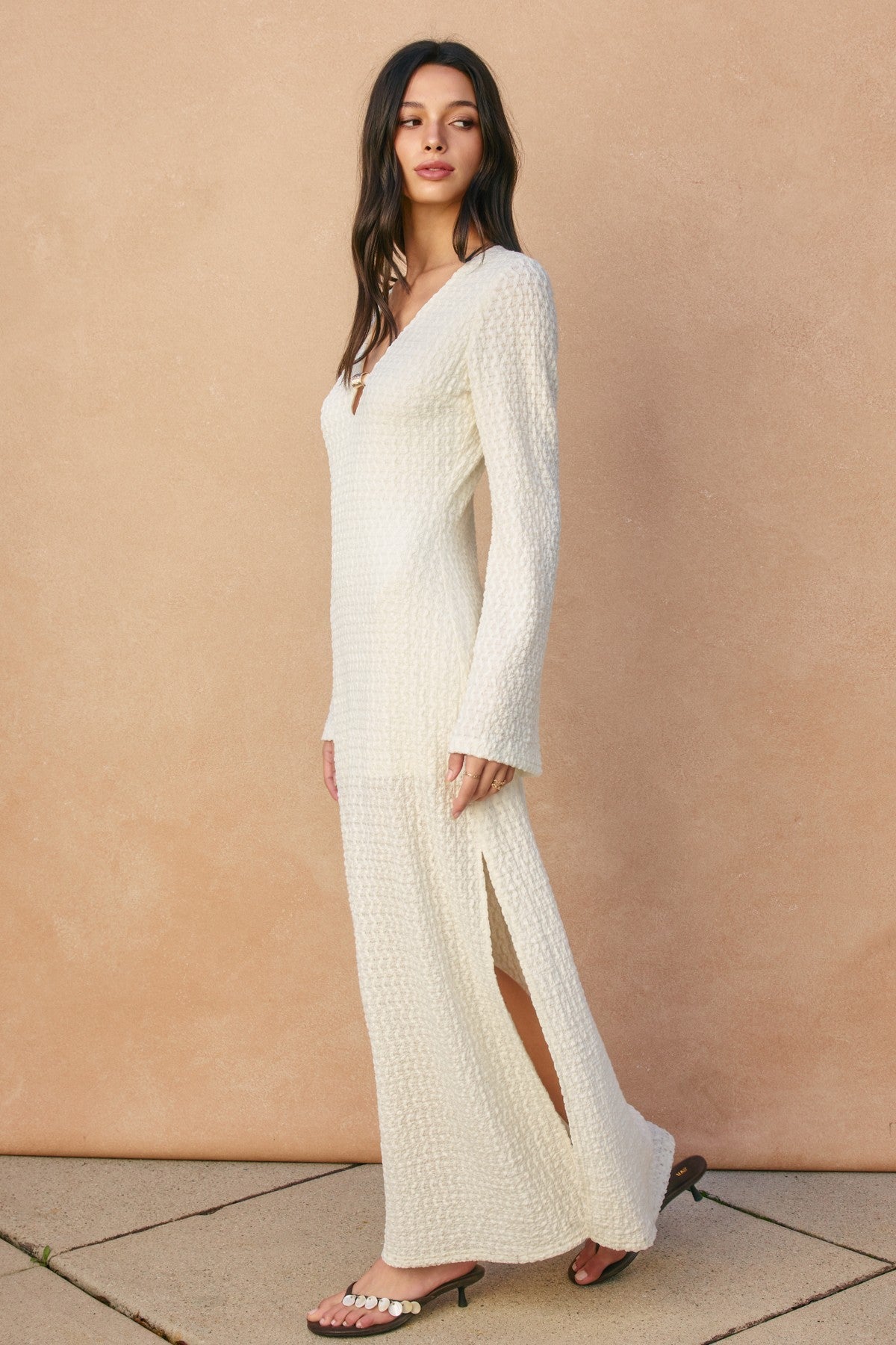 Marble Shore Maxi Dress