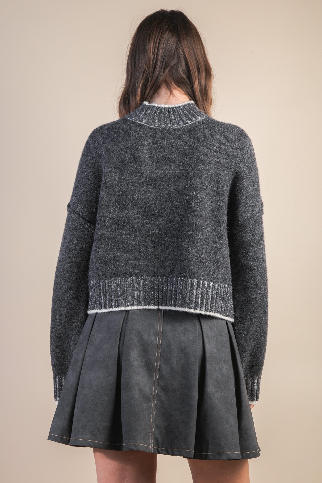 The Warm Brew Mock Neck Sweater