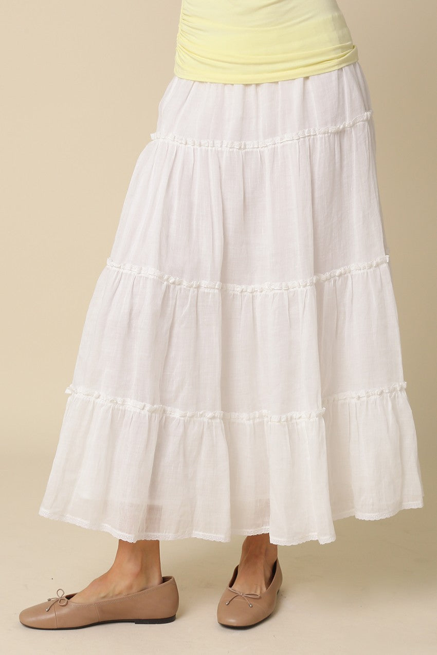 Paige Tiered Maxi Skirt
