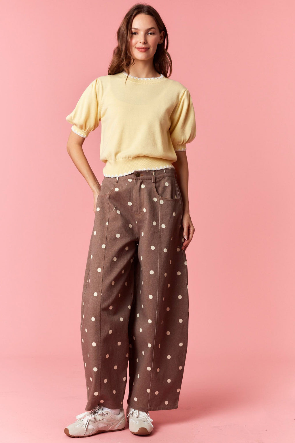 Dotty Delight Wide Leg Jean