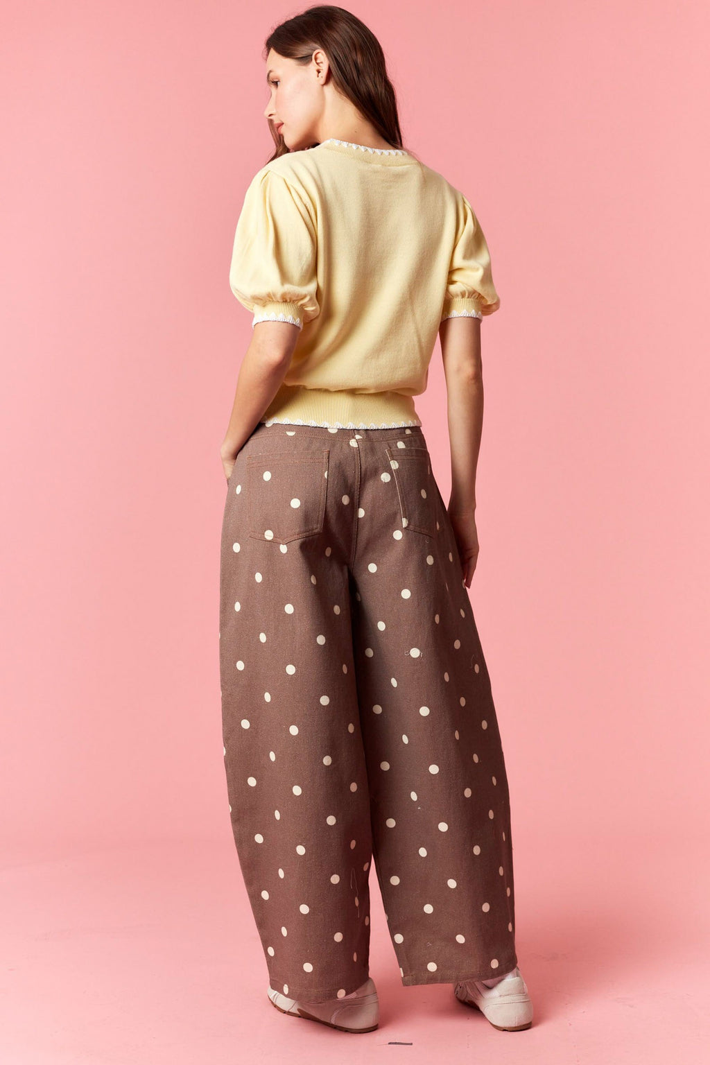Dotty Delight Wide Leg Jean