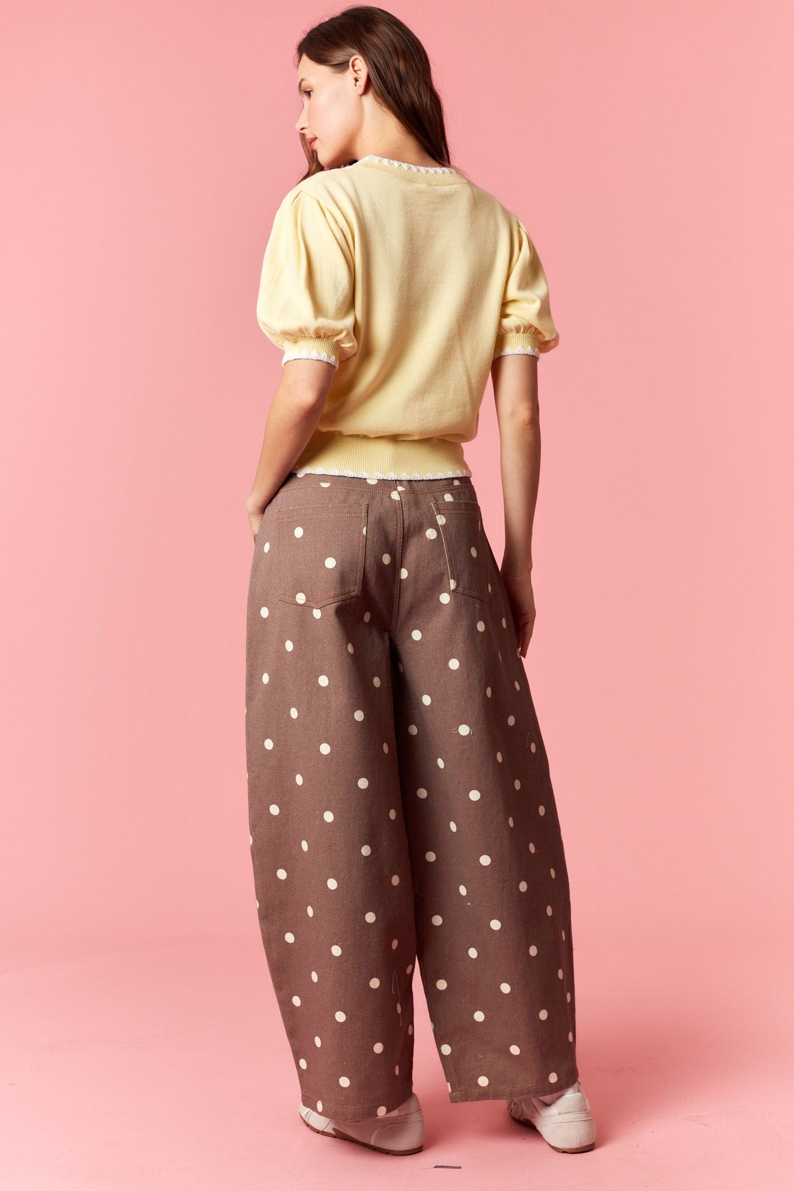 Dotty Delight Wide Leg Jean