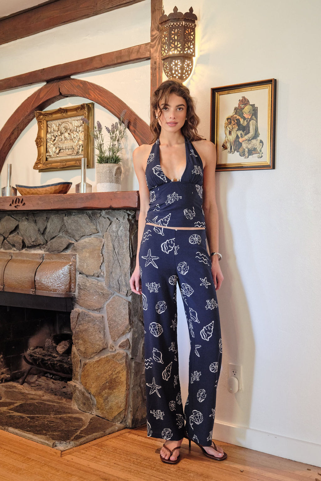 Sammy Shell Print Pants