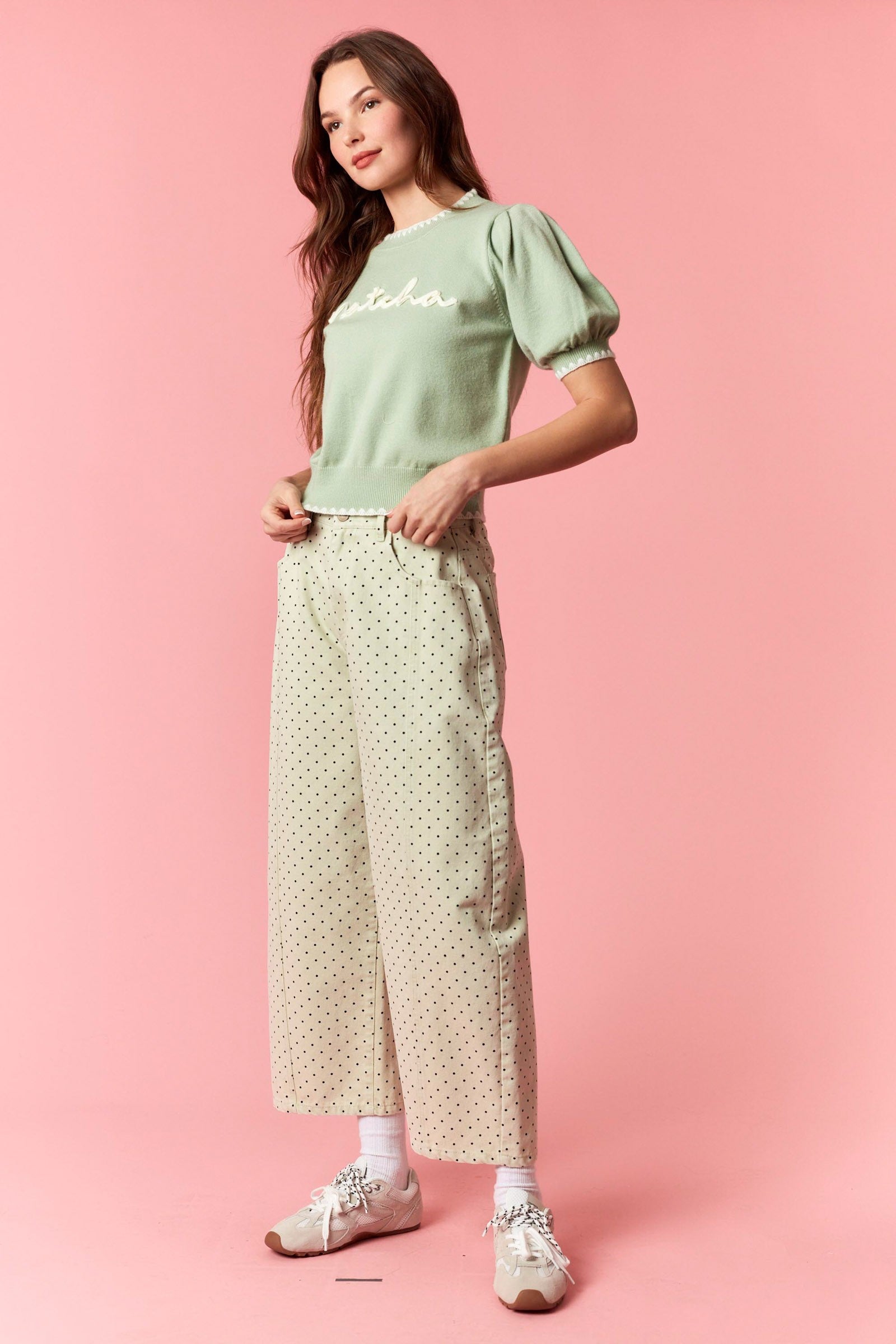 Dot & Dusk Barrel Pants