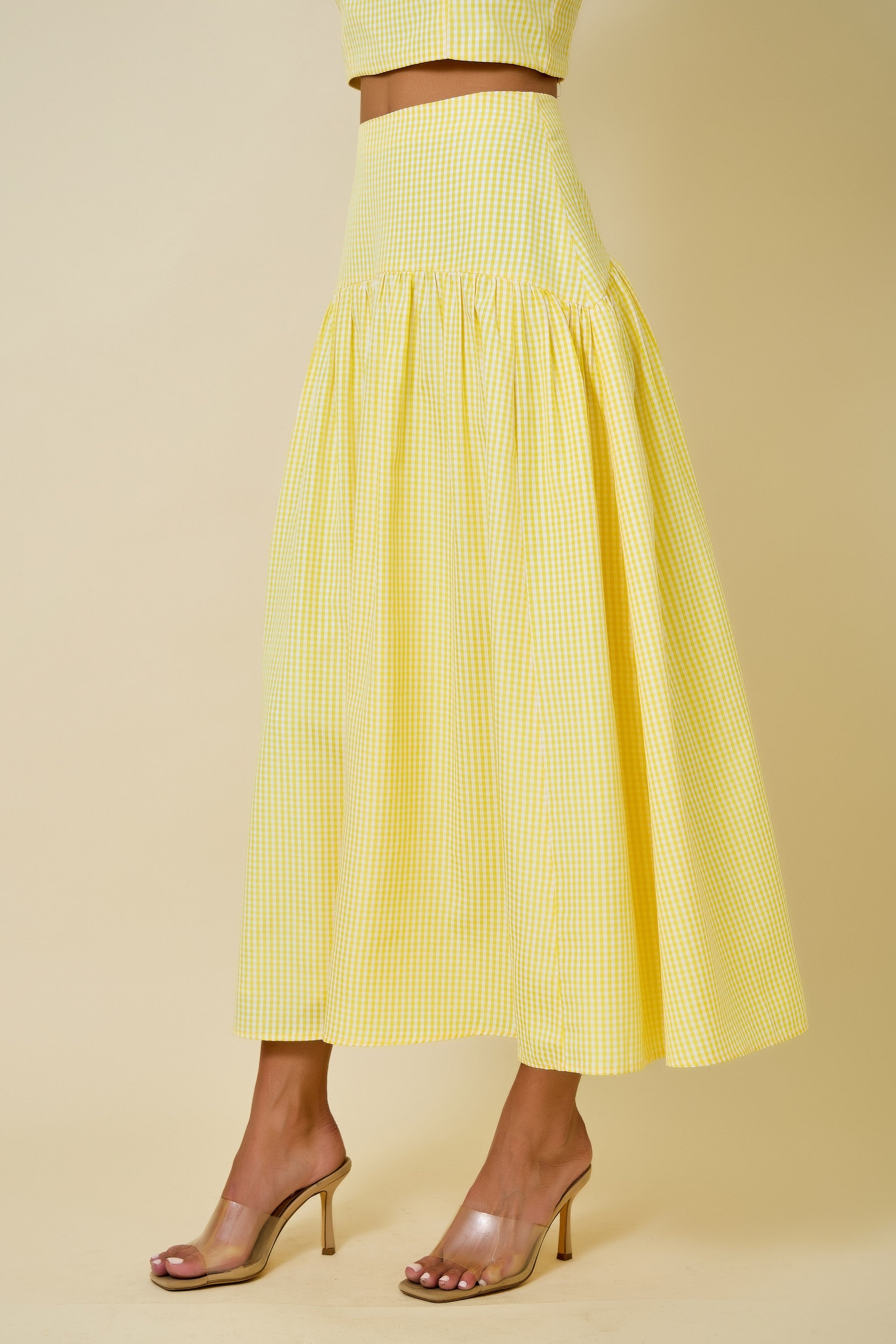 Lemonade Picnic Maxi Skirt
