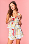Lobster Lemon Print Lounge Set
