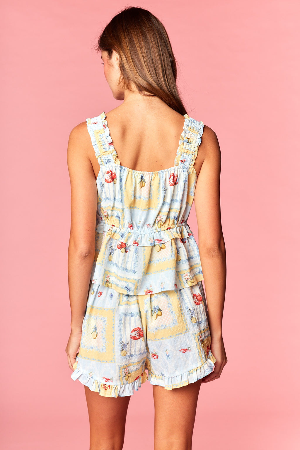 Lobster Lemon Print Lounge Set