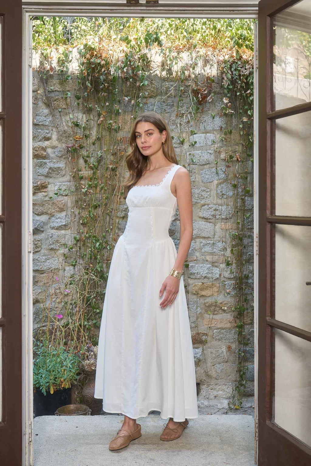 Threaded Grace Midi Dress