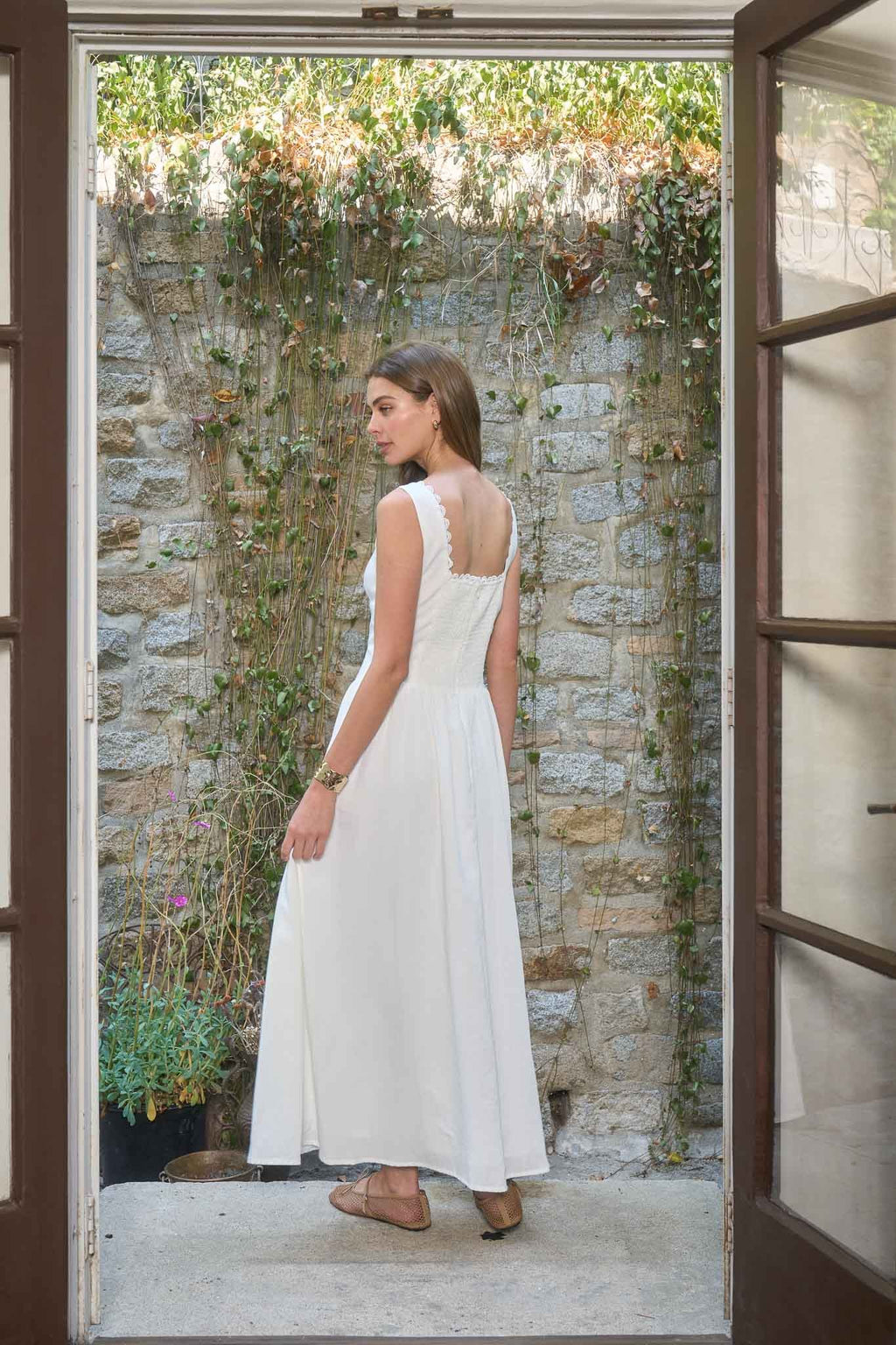 Threaded Grace Midi Dress