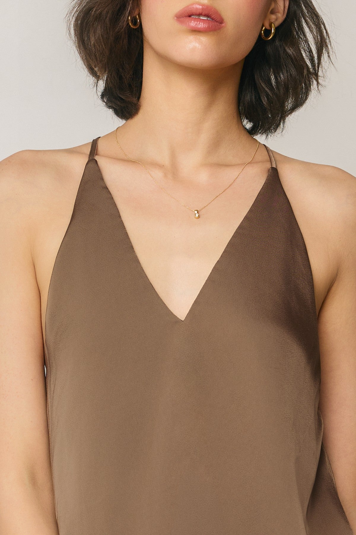 Belle Deep V Tank Top