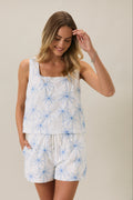Palm Tree Paradise Embroidered Top