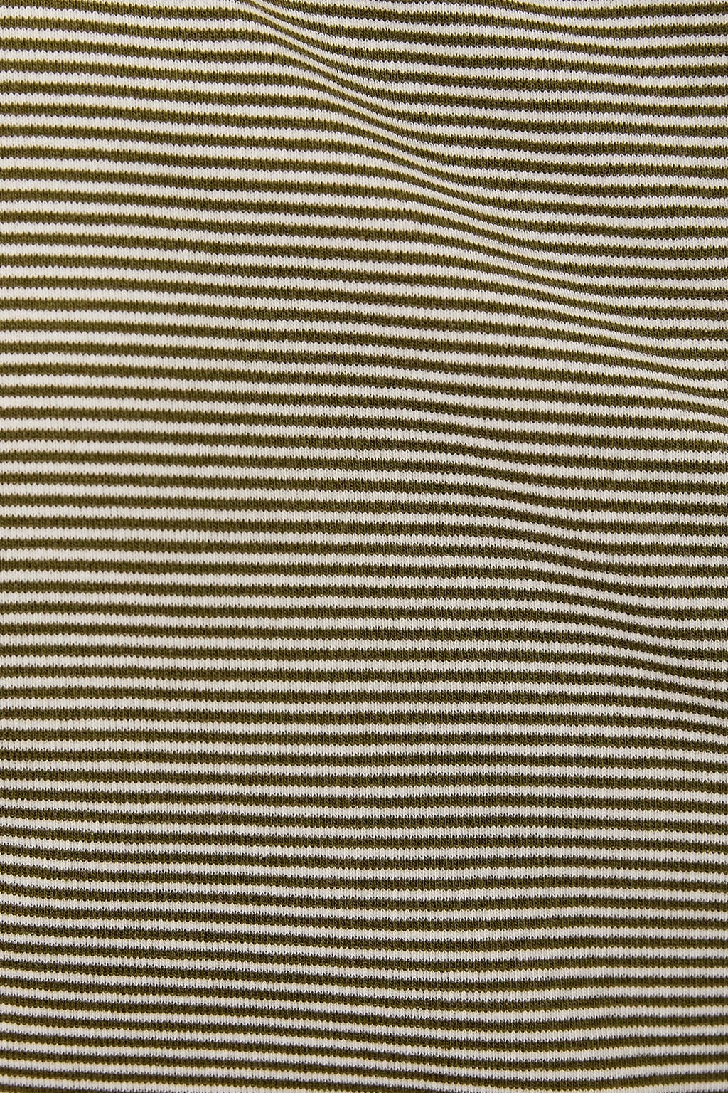 Essential Round Neck Striped Knit Top