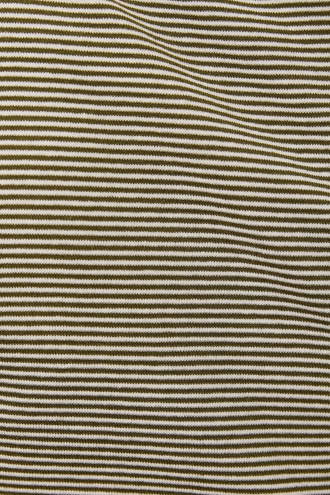 Essential Round Neck Striped Knit Top