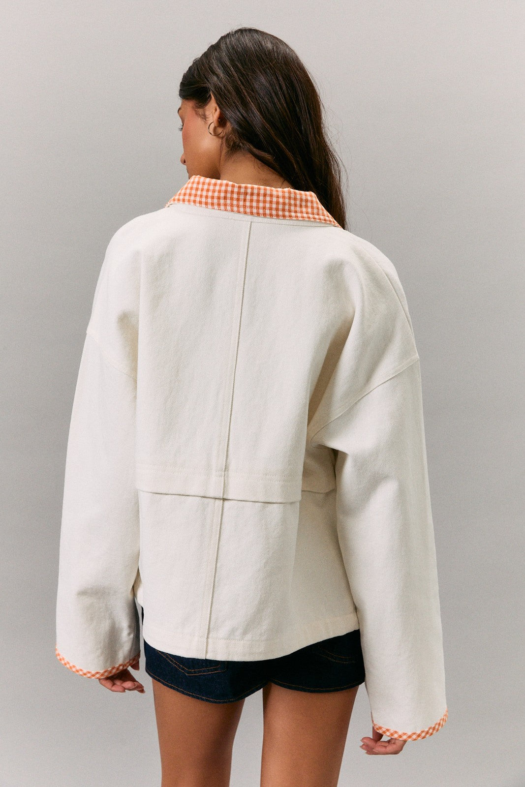 The Millie Gingham Jacket
