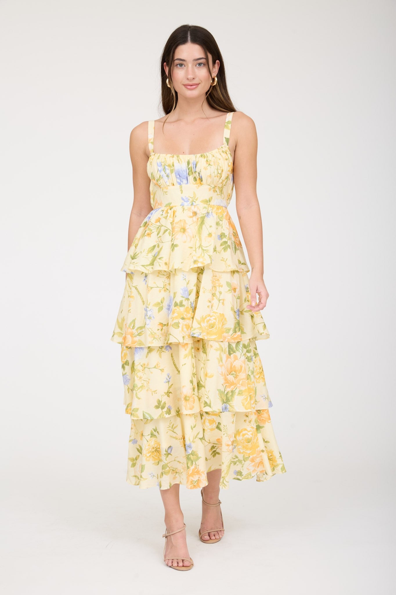Wildflower Tiered Dream Midi Dress