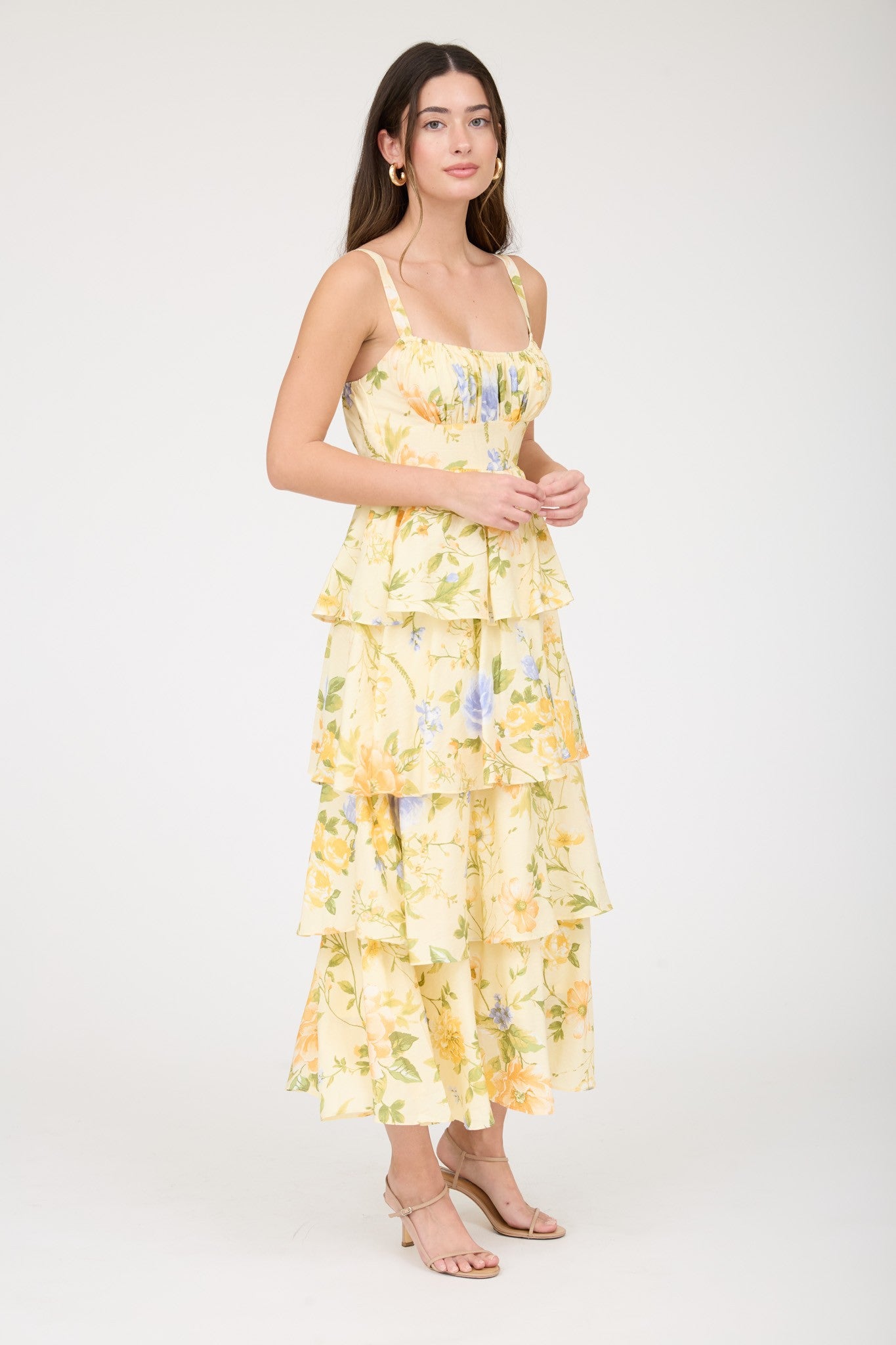Wildflower Tiered Dream Midi Dress