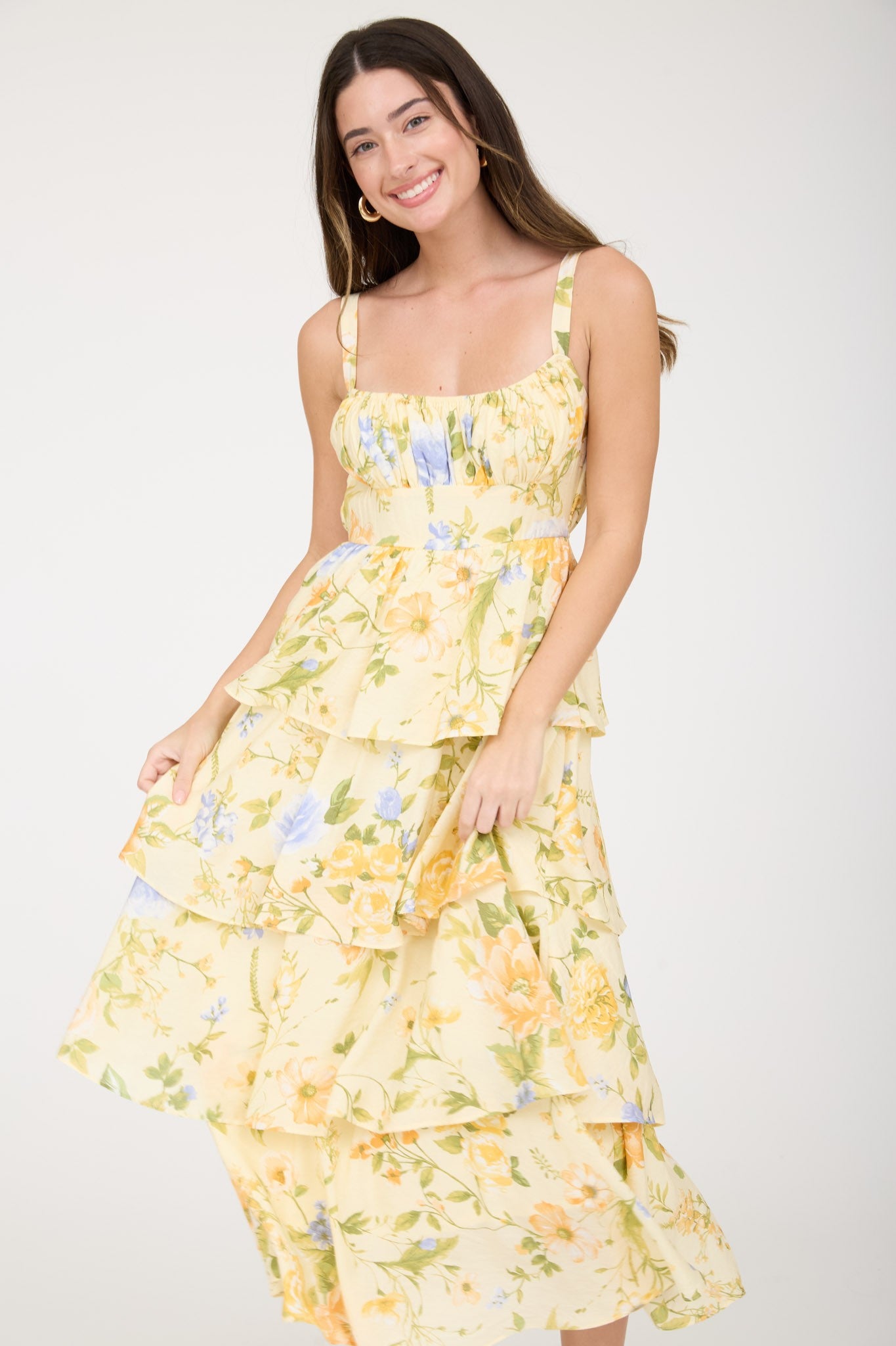 Wildflower Tiered Dream Midi Dress
