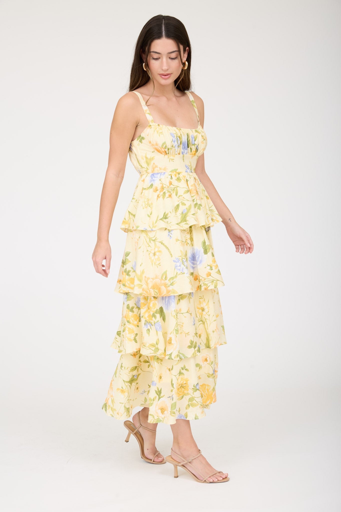 Wildflower Tiered Dream Midi Dress