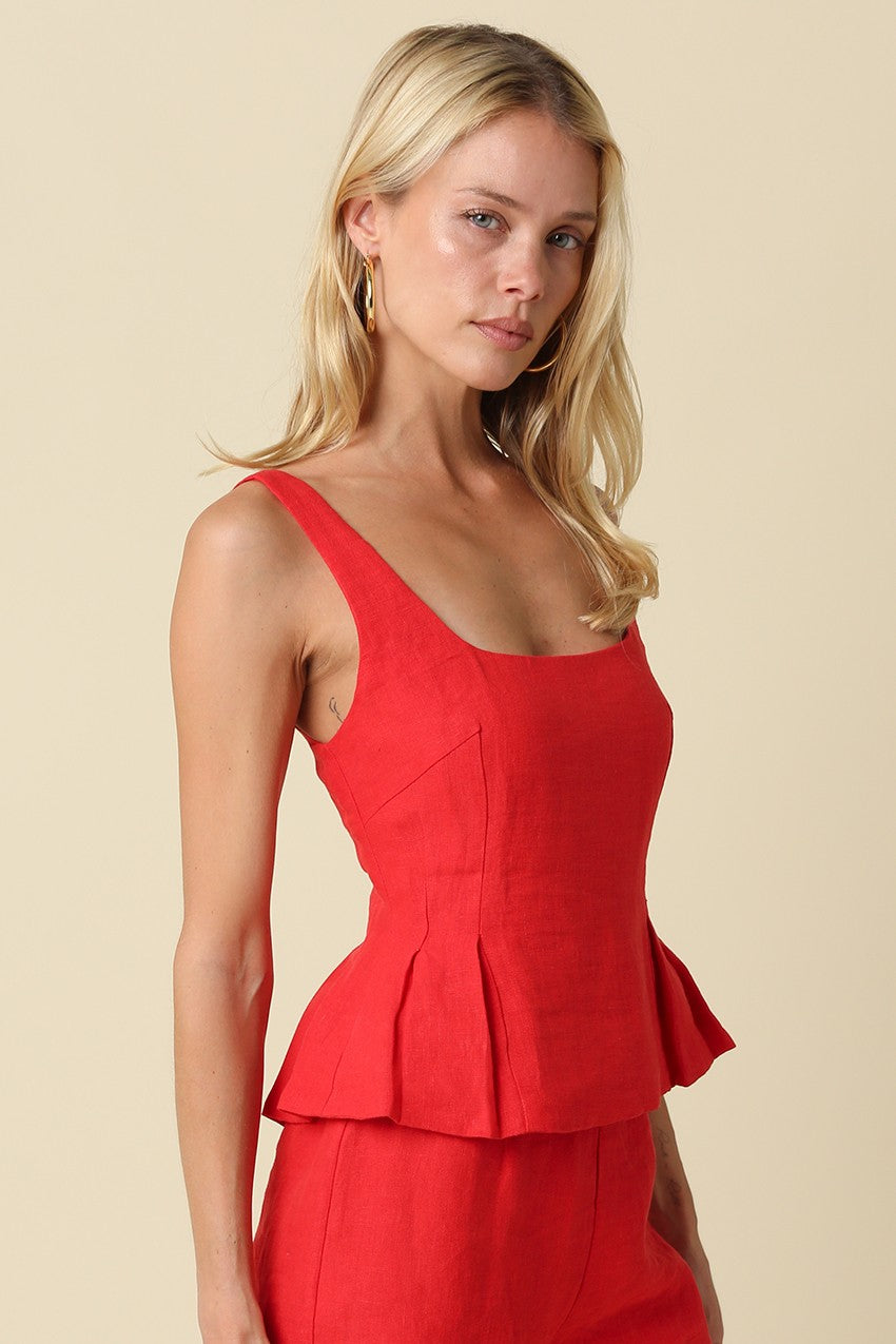Alyay Linen Tank Top
