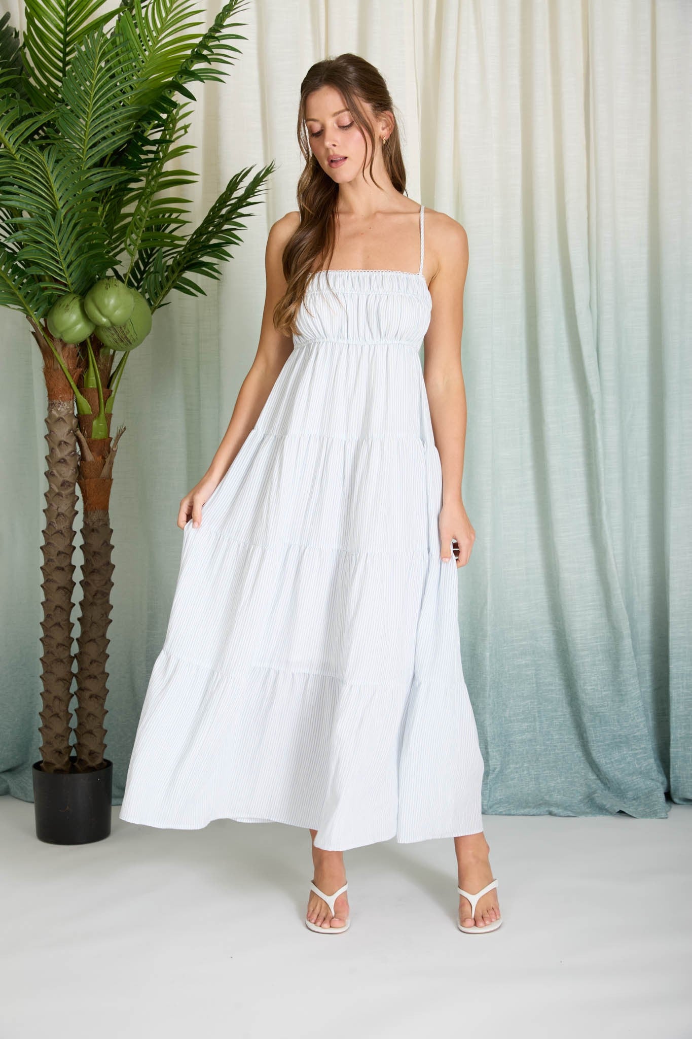 Easy Days Stripe Midi Dress
