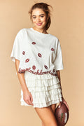 Touchdown Cropped Tee