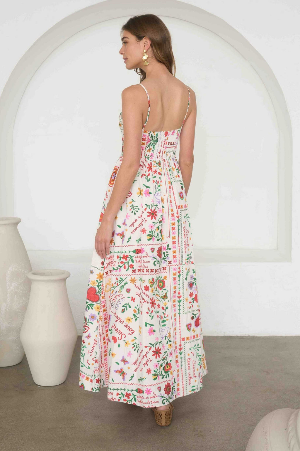 The Sunset Splash Midi Dress