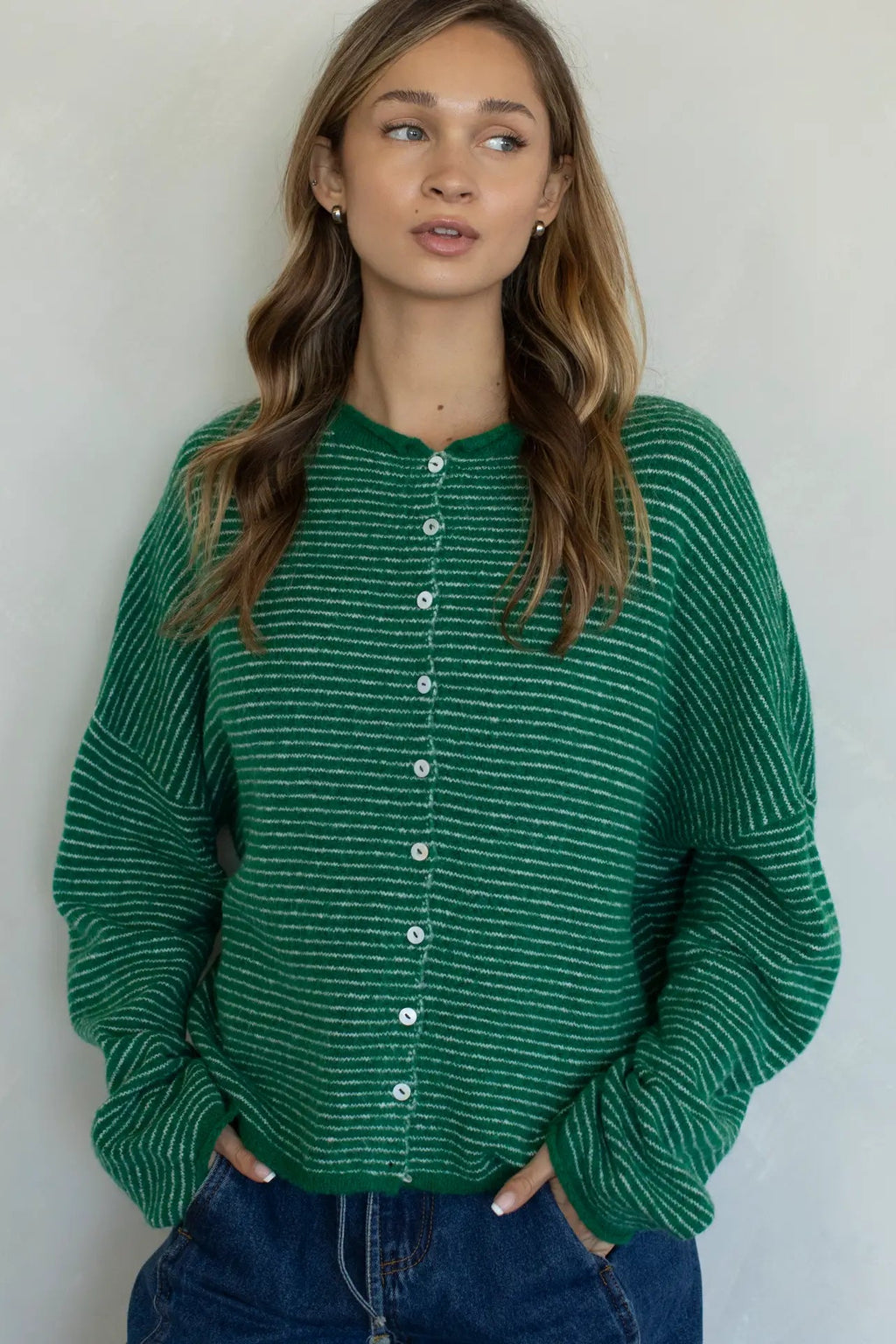 Piper Pin Striped Cardigan