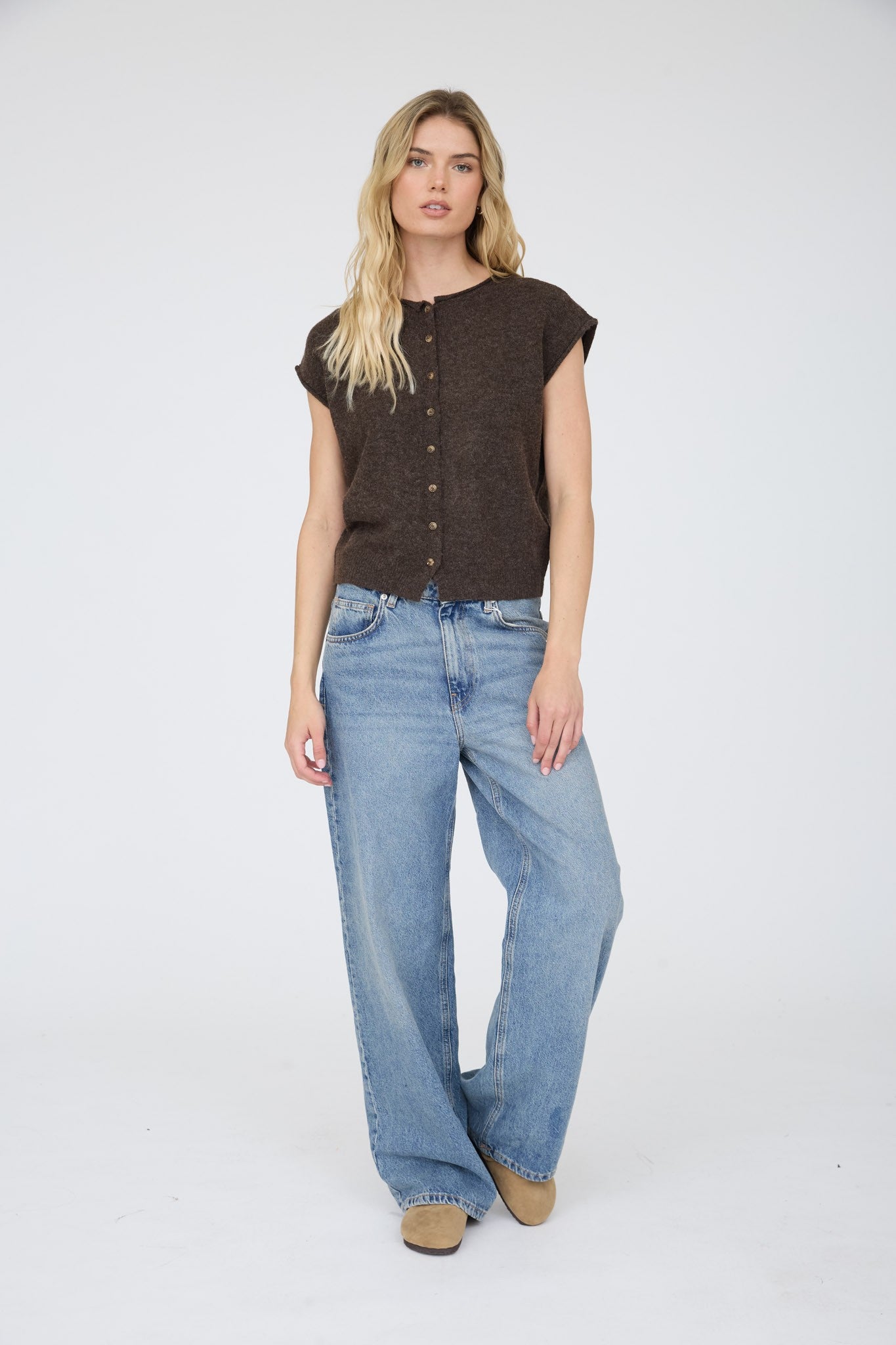 Layer Me Softly Sleeveless Vest