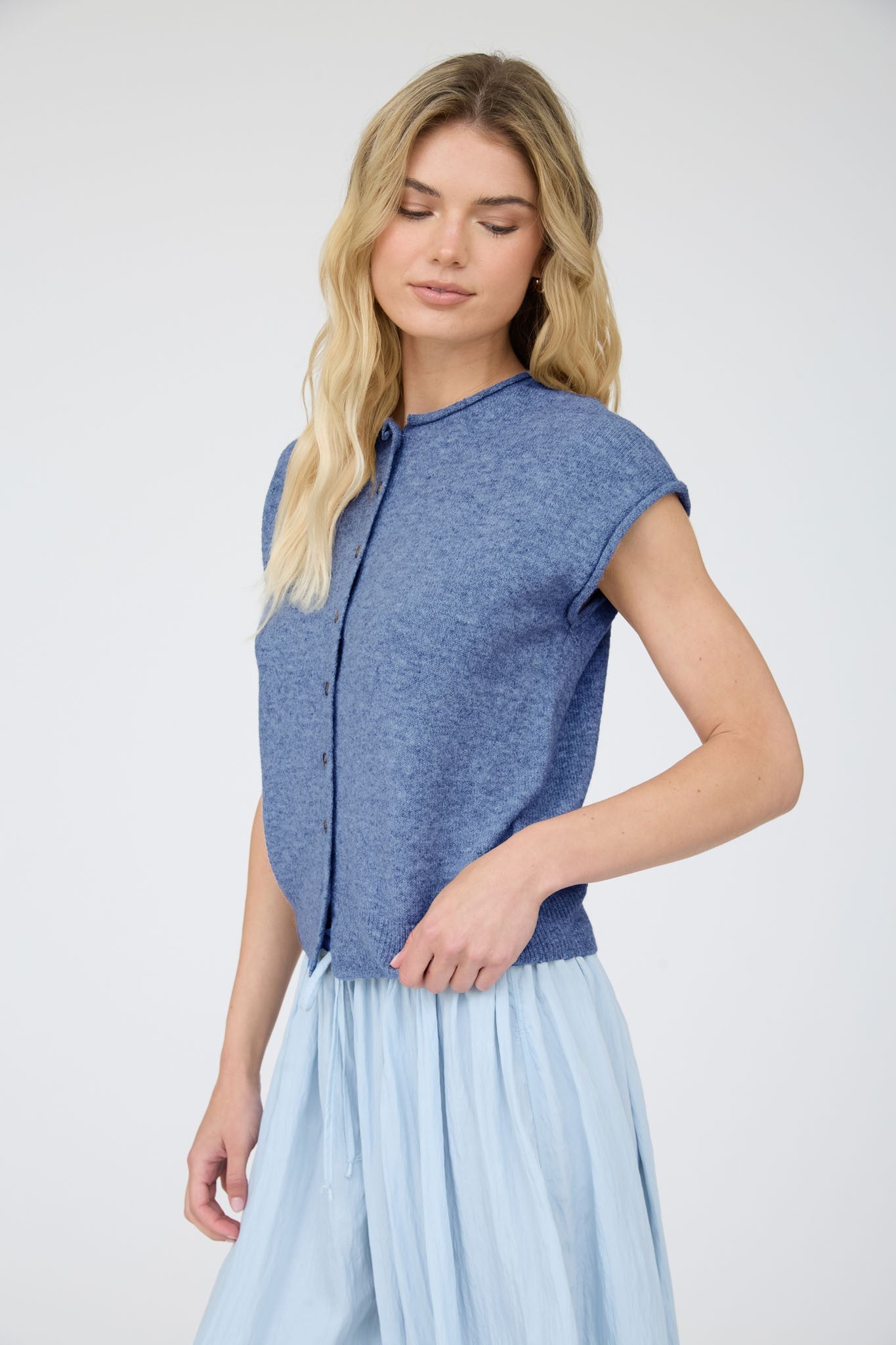 Layer Me Softly Sleeveless Vest