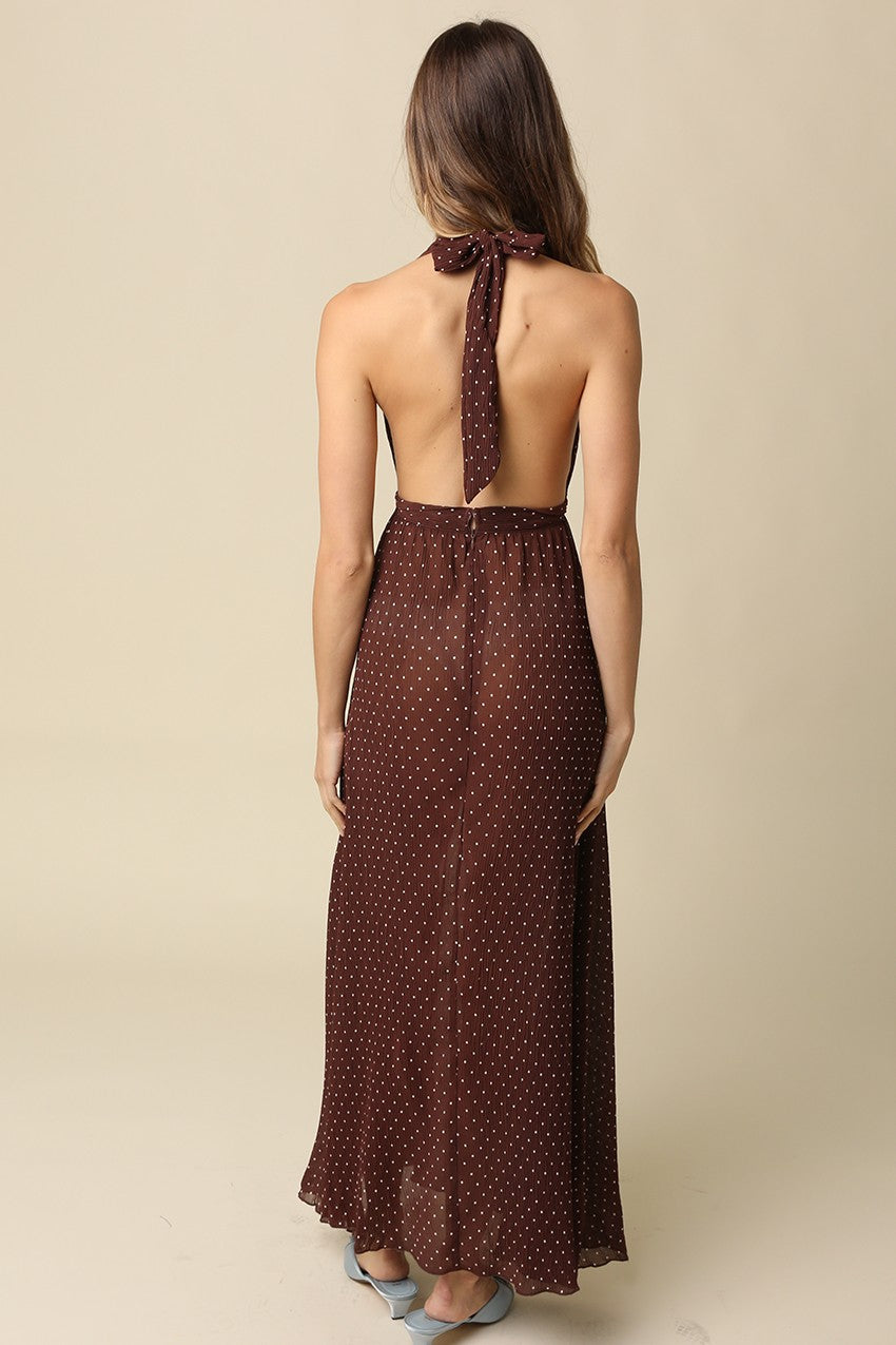 Amy Polka Dot Maxi Dress