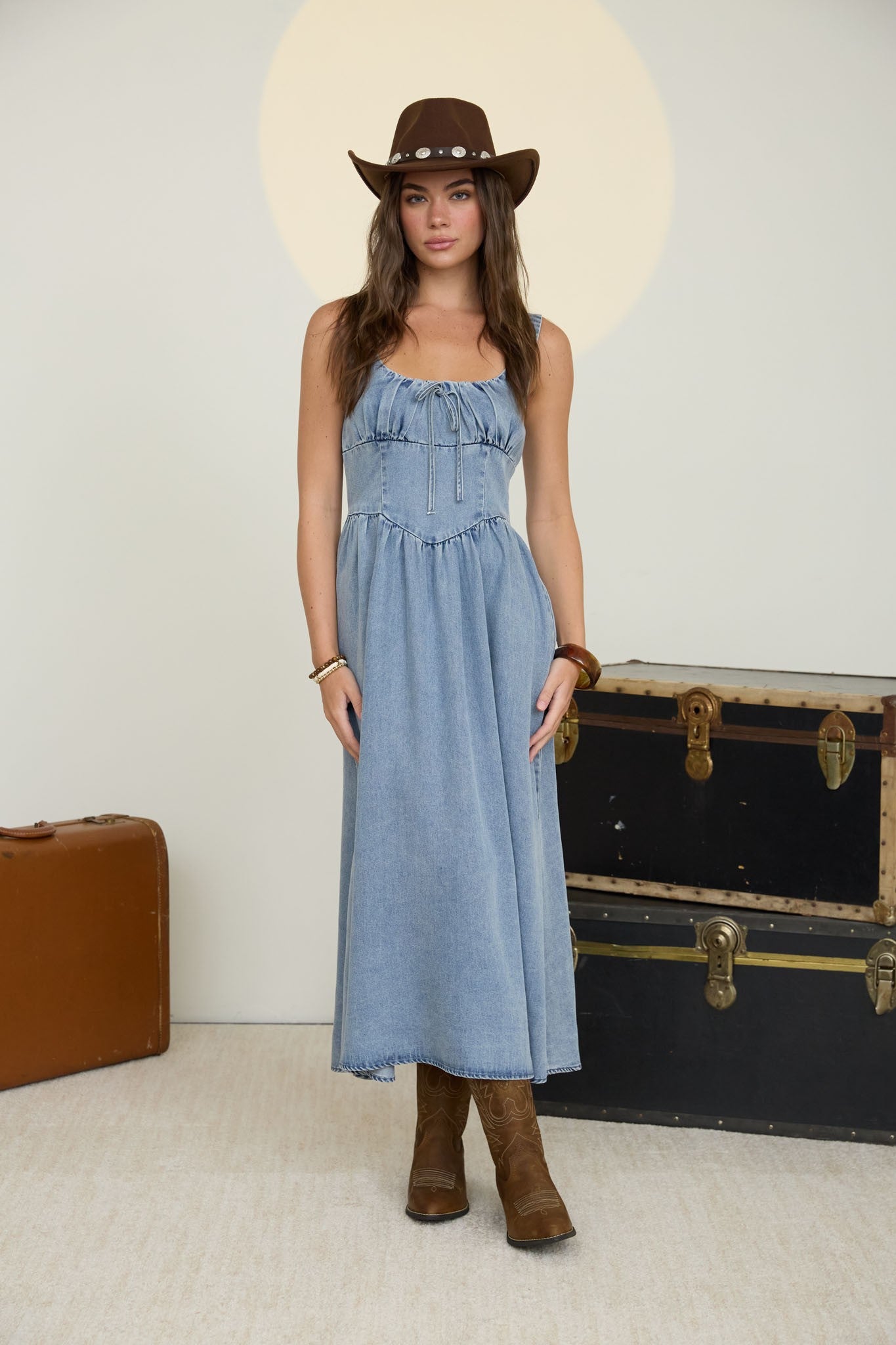 Canyon Blues Midi Dress