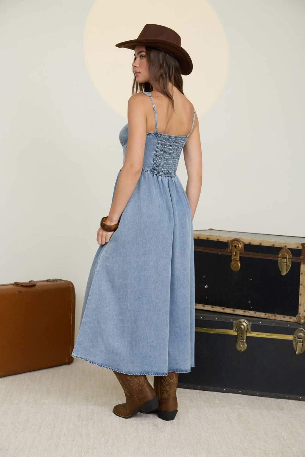 Canyon Blues Midi Dress