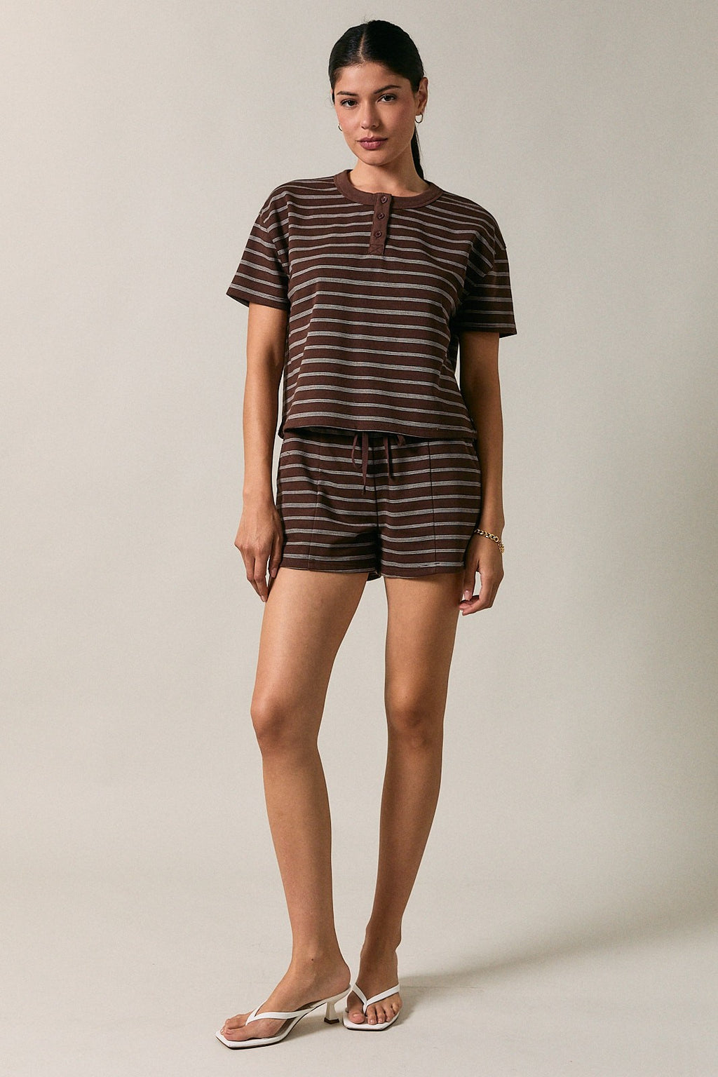 Seaside Stripe Boxy Tee