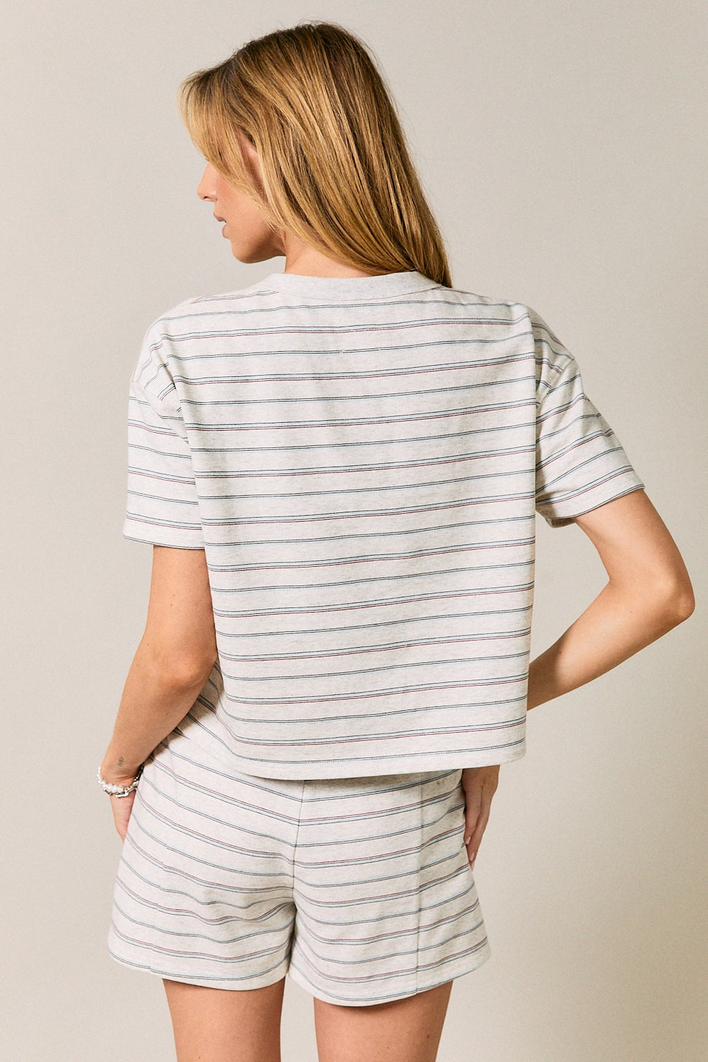 Seaside Stripe Boxy Tee