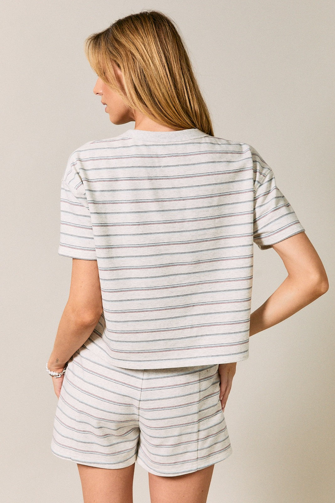 Seaside Stripe Boxy Tee