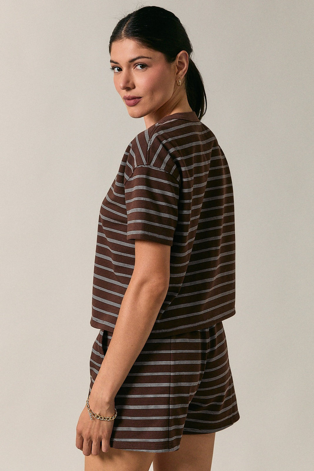 Seaside Stripe Boxy Tee