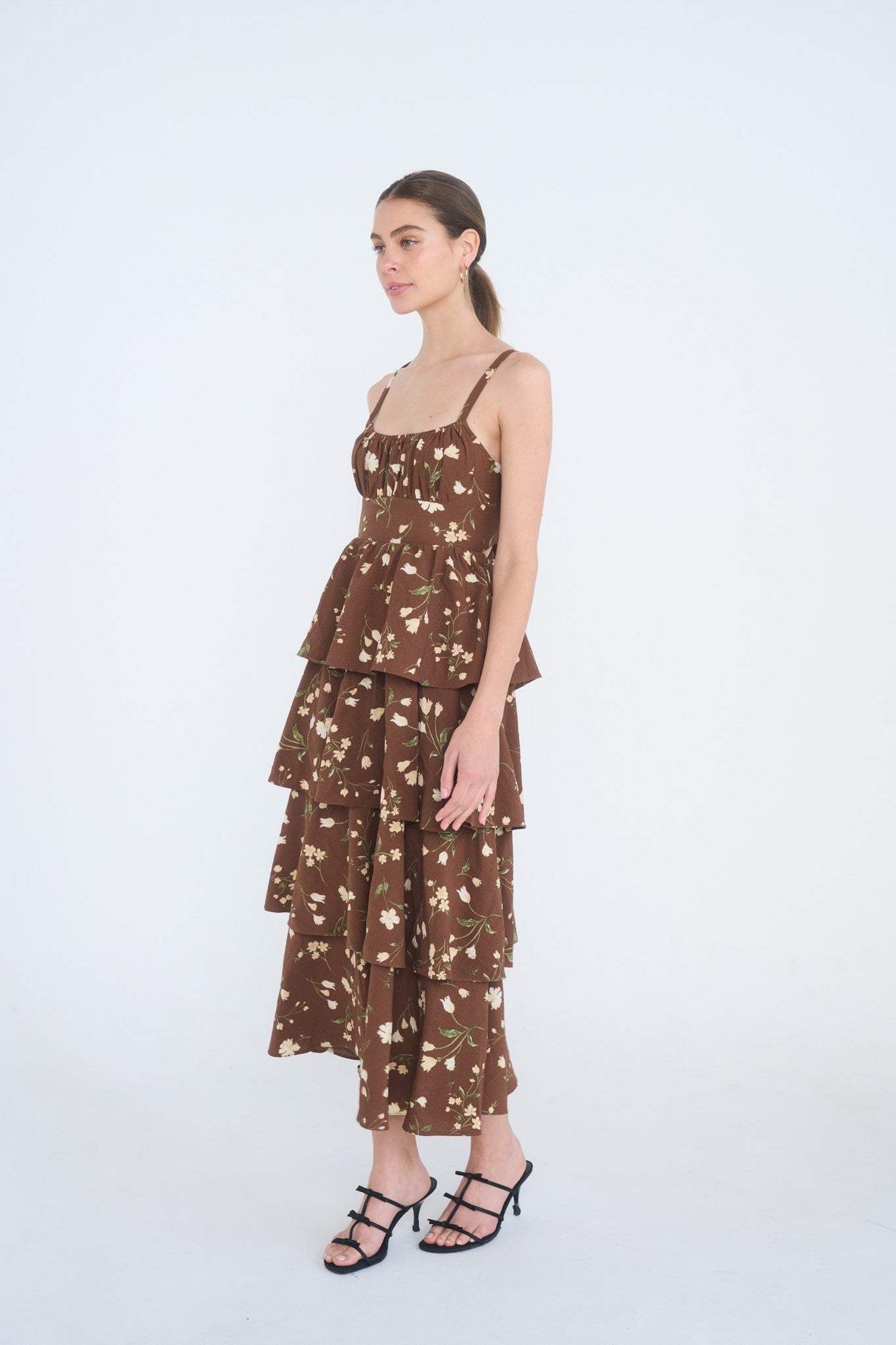 Honeyvine Tiered Midi