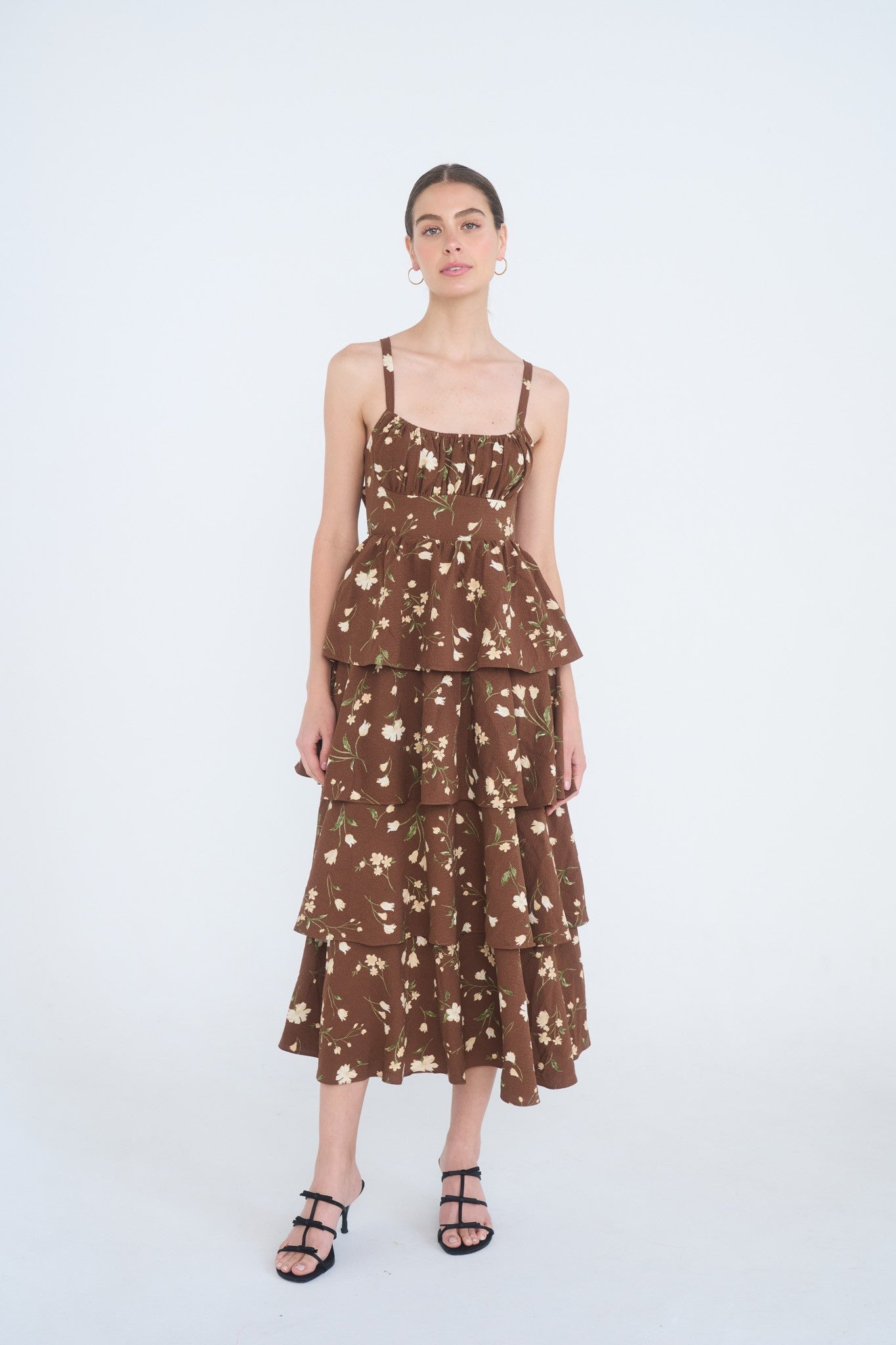 Honeyvine Tiered Midi