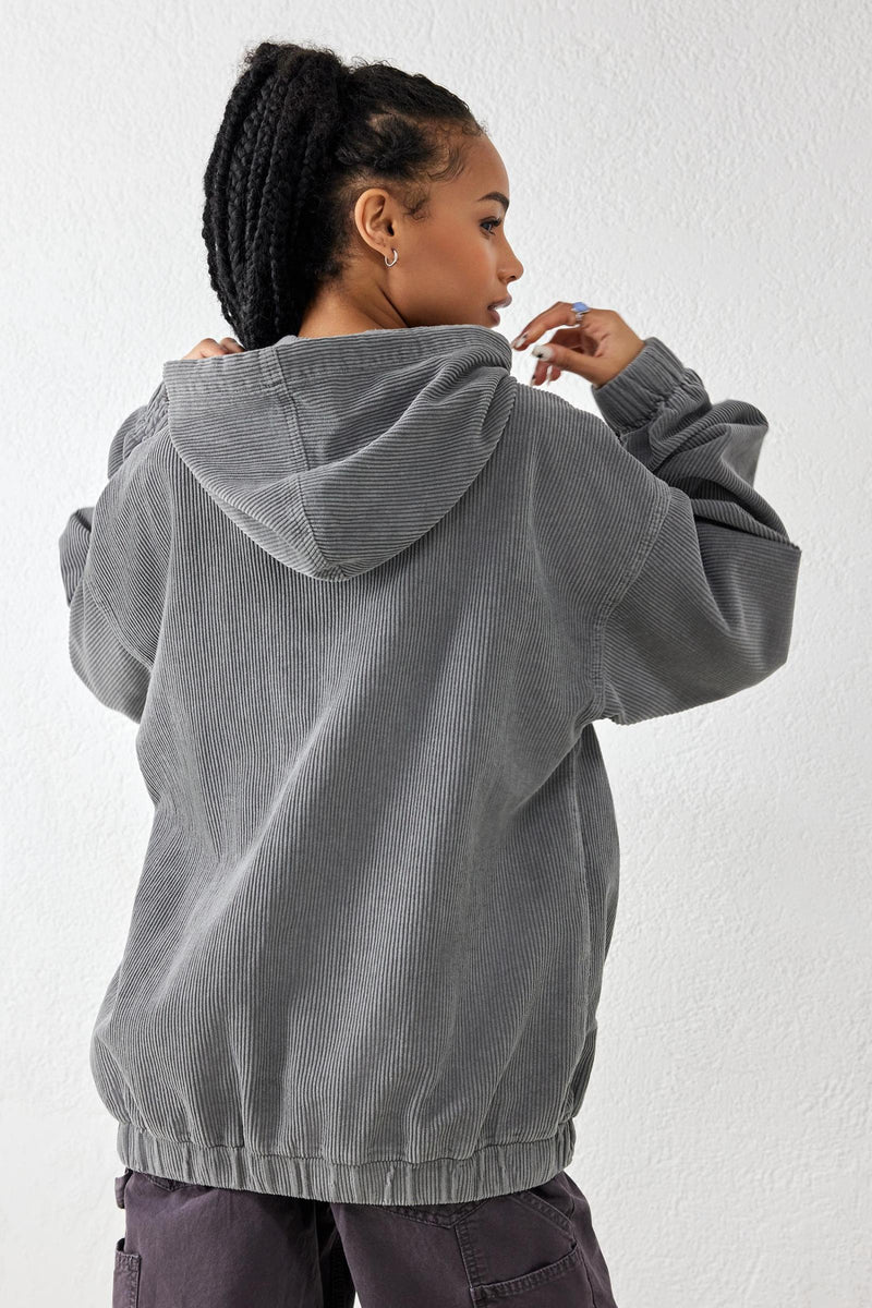 BDG Hood Corduroy Skate Jacket