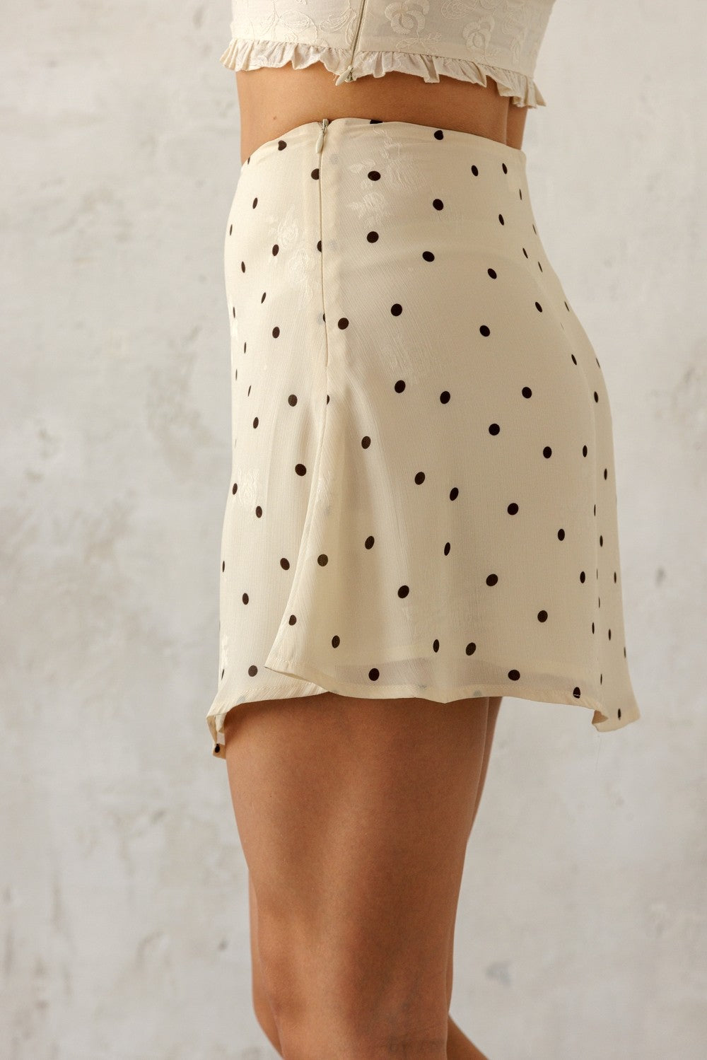 Spotted in Style Mini Skirt