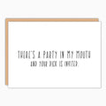 There's A Party in... Card