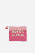 Botox Funds Beaded Coin Pouch