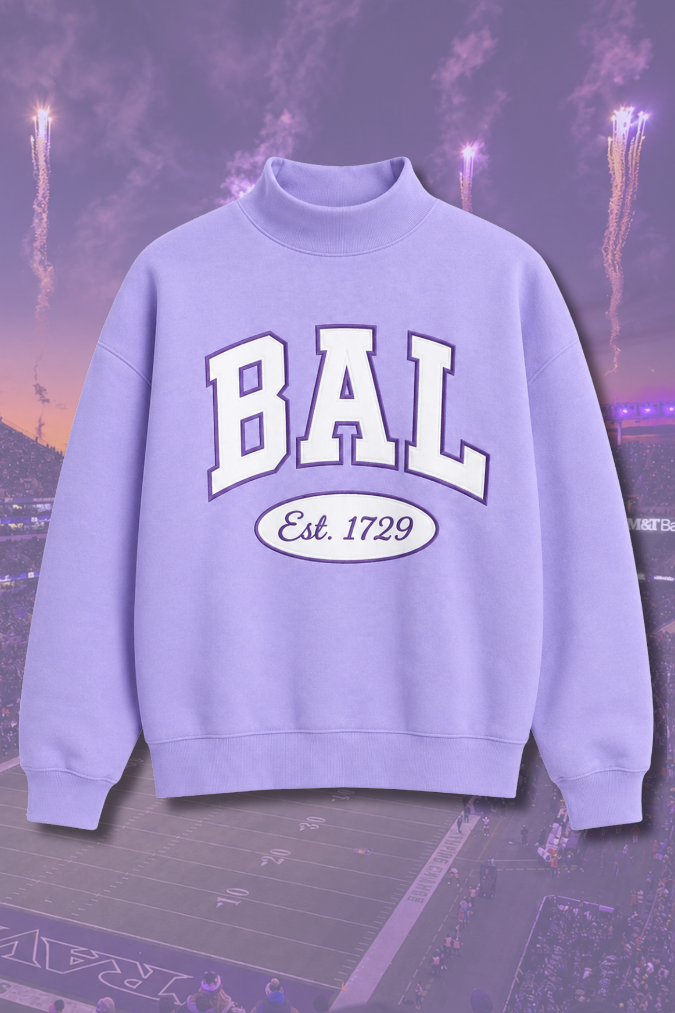 BAL Varsity Embroidered Mockneck Preorder