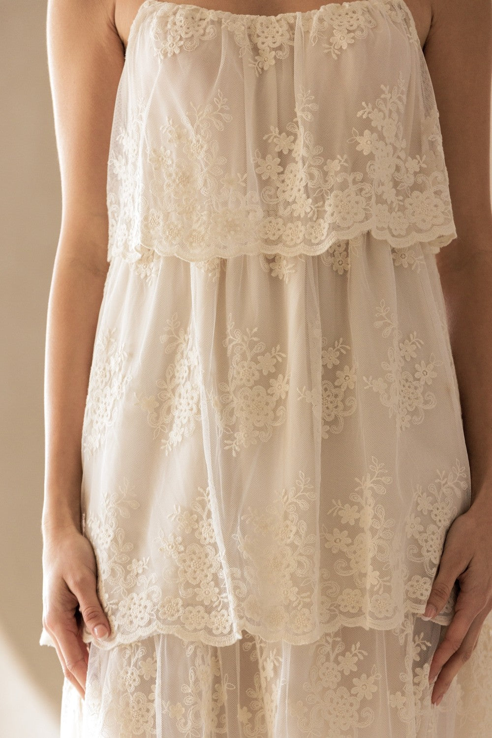 Secret Garden Lace Midi Dress