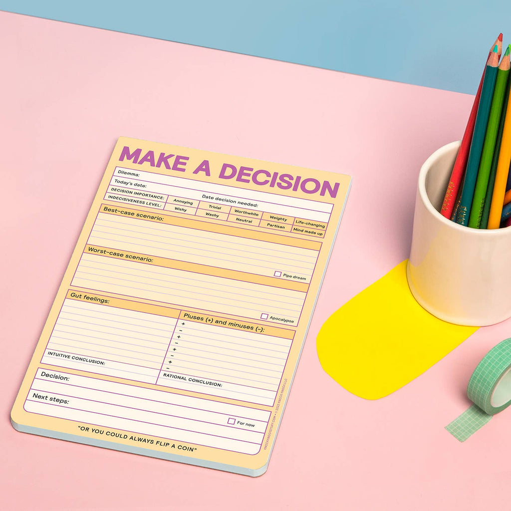 Make a Decision Notepad