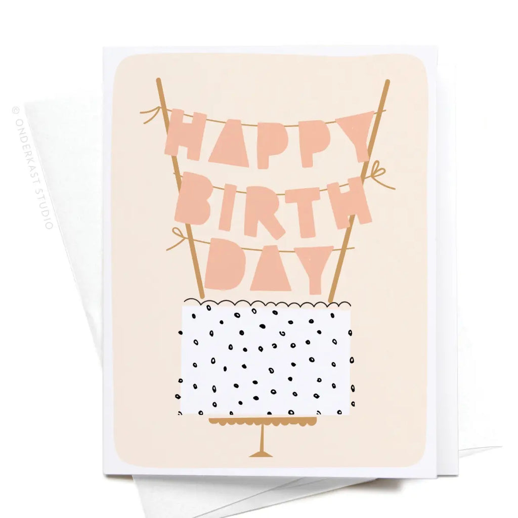 Happy Birthday Cake Topper Birthday Card
